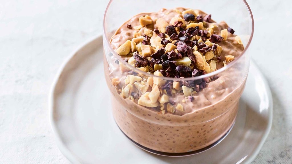 Choc peanut butter pudding