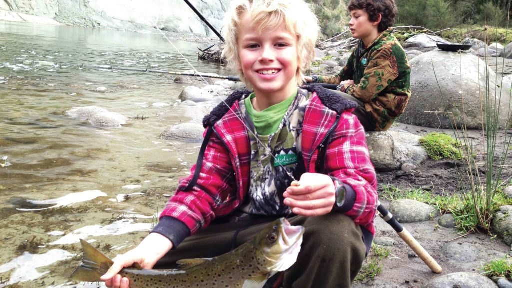 Winter fly fishing