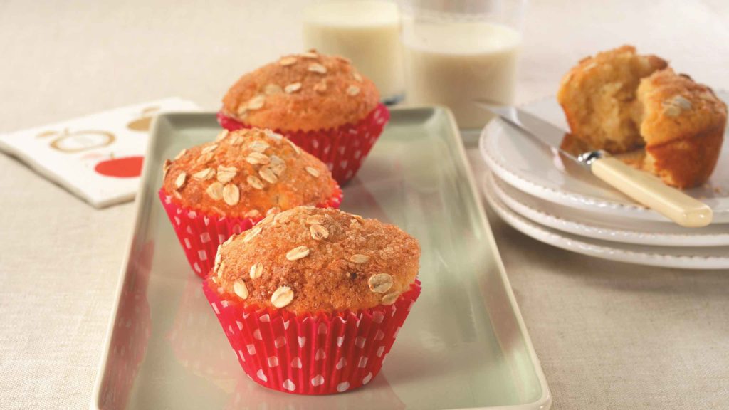 PEAR & VANILLA CRUMBLE MUFFINS